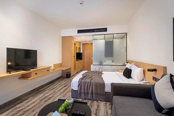 Creek Hotel & Residences El Gouna - Wohnbeispiel Studio Creek Premium (Zimmercodierungen SM1, SC3, SM2, SC4 & DM2)