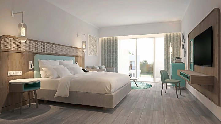 Double Tree by Hilton Mangroovy El Gouna Resort - Modellbild Wohnbeispiel Doppelzimmer (Zimmercodierungen DG3, DC1, DSP, DCP, DS6, DC2 & DS3)