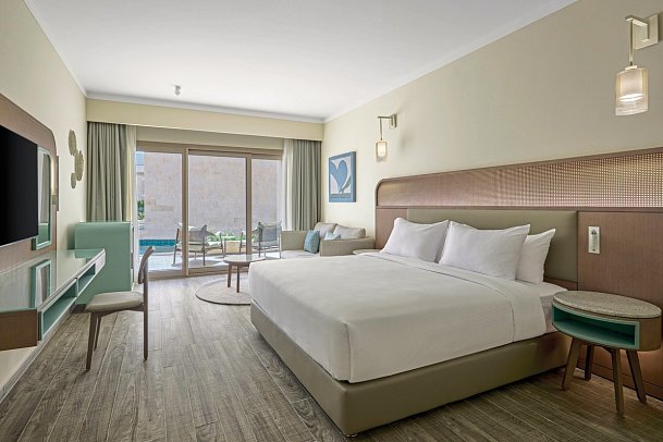 Double Tree by Hilton Mangroovy El Gouna Resort - Wohnbeispiel Doppelzimmer Superior Plunge Pool Zugang (Zimmercodierung DS3)