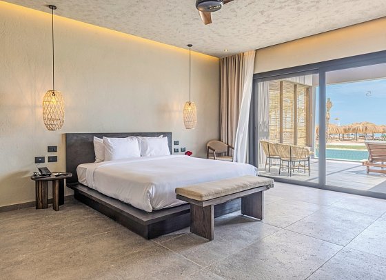 Aldiana Club Naga Bay - Wohnbeispiel Swim Up Juniorsuite Meerblick (Zimmercodierung J1Q)