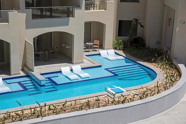 SRNTY Sahl Hasheesh - Wohnbeispiel Doppelzimmer Swim Up (Zimmercodierung DBQ)