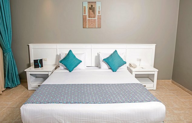 SUNRISE Garden Beach Resort - Wohnbeispiel Doppelzimmer Deluxe Beachfront (Zimmercodierung DGM)