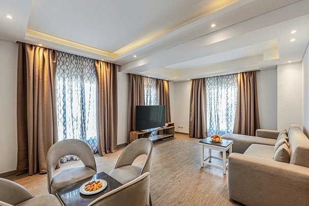 SUNRISE Garden Beach Resort - Wohnbeispiel Juniorsuite Gartenblick (Zimmercodierung JB1)