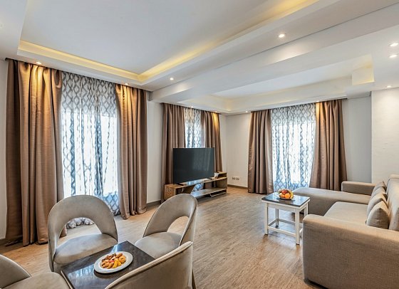 SUNRISE Garden Beach Resort - Wohnbeispiel Juniorsuite Gartenblick (Zimmercodierung JB1)