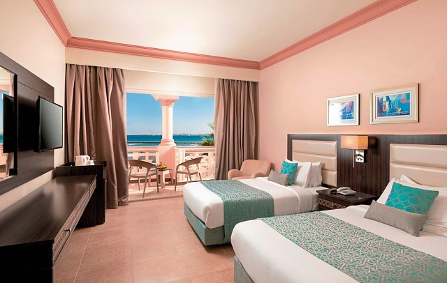 Pickalbatros Palace Resort - Wohnbeispiel Doppelzimmer Standard Meerblick (Zimmercodierungen DGM & DCM)