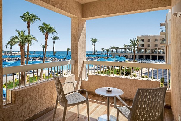 Beach Albatros Resort - Beispiel Balkon Doppelzimmer Superior (Zimmercodierungen DSP, DC2, DSM & DC6)