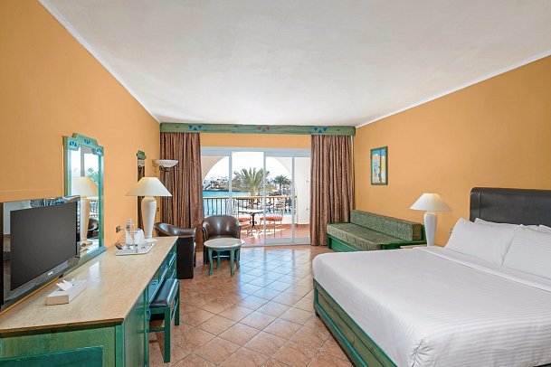 Arabia Azur Resort - Wohnbeispiel Doppelzimmer Superior Seeblick (Zimmercodierungen DSI & DCI)