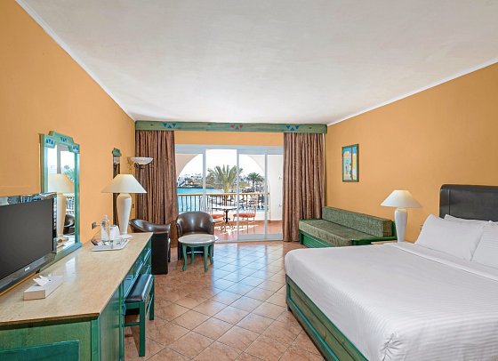 Arabia Azur Resort - Wohnbeispiel Doppelzimmer Superior Seeblick (Zimmercodierungen DSI & DCI)
