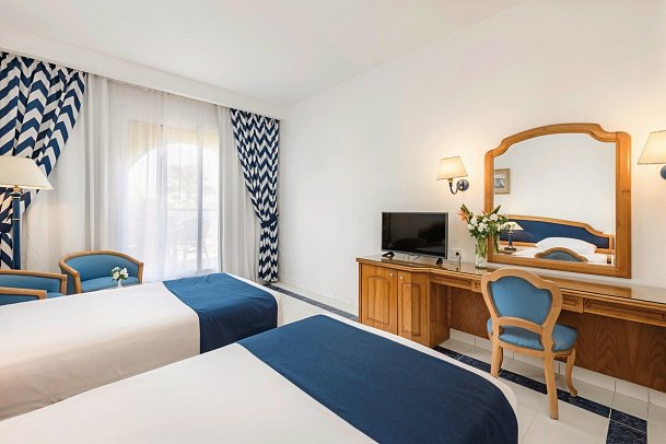 Desert Rose - Wohnbeispiel Doppelzimmer Poolblick (Zimmercodierungen D3P & DCP)