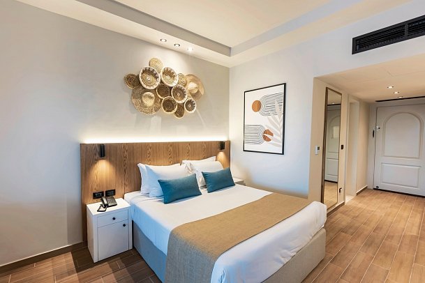 Desert Rose - Wohnbeispiel Doppelzimmer Premium Gartenblick (Zimmercodierungen DMG & DC3)