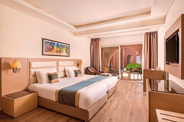Pickalbatros Alf Leila Wa Leila Resort - Neverland Hurghada - Wohnbeispiel Doppelzimmer Standard Gartenblick (Zimmercodierungen DGG, DCG, DG3, DC1, DFG & EFG)