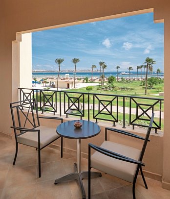 Cleopatra Luxury Resort Makadi Bay - Wohnbeispiel Doppelzimmer Meerblick (Zimmercodierungen D7M & DCM)