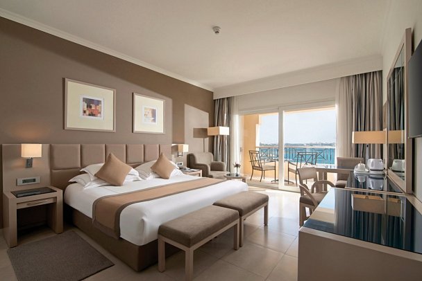 Cleopatra Luxury Resort Makadi Bay - Wohnbeispiel Doppelzimmer Premium Meeresfront (Zimmercodierung DMO)