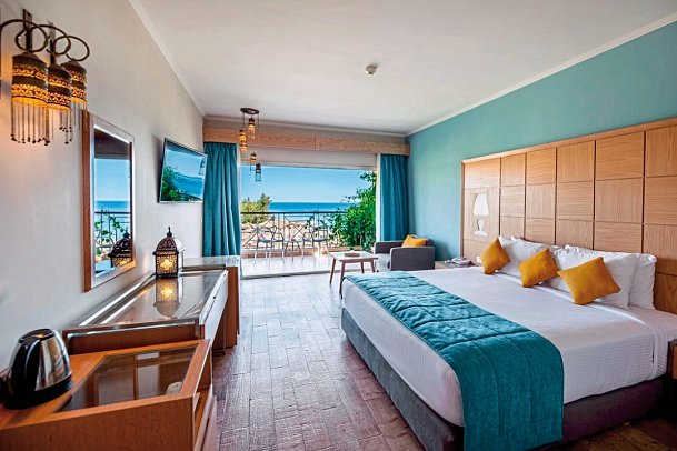 Prima Life Makadi Resort - Wohnbeispiel Doppelzimmer Meerblick (Zimmercodierungen D7M & DCM)