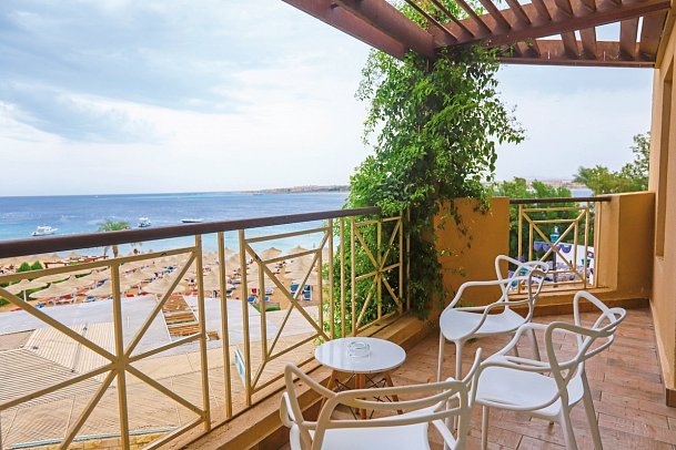 Prima Life Makadi Resort - Wohnbeispiel Doppelzimmer Meeresfront (Zimmercodierungen DBO & DCO)