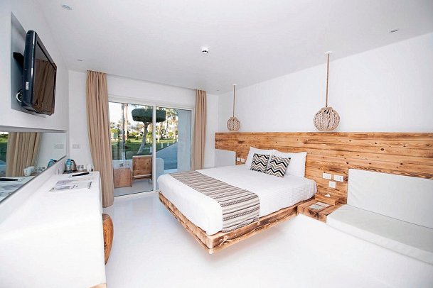 Meraki Resort - Wohnbeispiel Doppelzimmer Gartenblick Gypster (Zimmercodierung D6G)