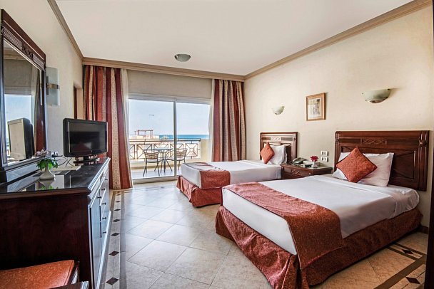 Imperial Shams Abu Soma - Wohnbeispiel Doppelzimmer seitl. Meerblick (Zimmercodierungen DB1, DP1, DC1, DPN, DCN & DGN)
