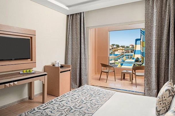 Pickalbatros Aqua Park Resort - Wohnbeispiel Doppelzimmer Standard Poolblick (Zimmercodierungen DGP, D1P & DCP)