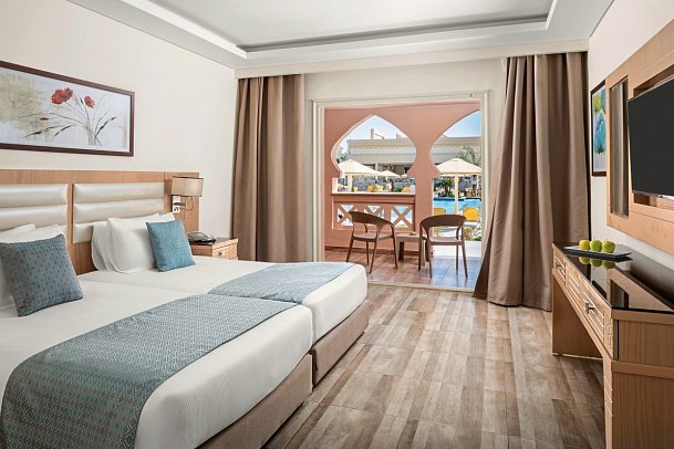 Pickalbatros Aqua Vista Resort powered by Playitas - Wohnbeispiel Doppelzimmer Standard Poolblick (Zimmercodierungen DGP & DCP)