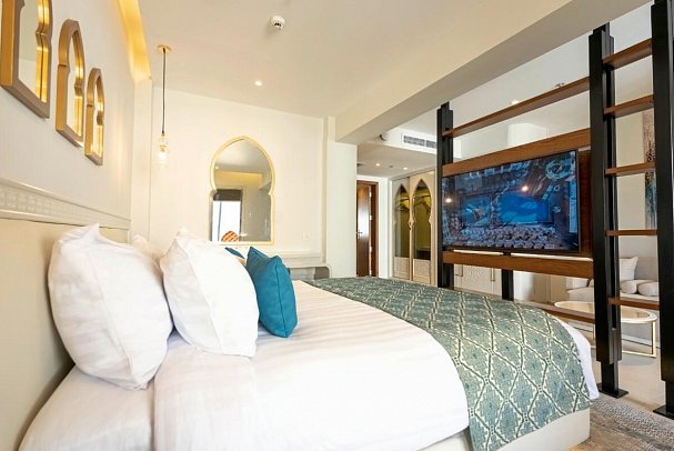 Sentido Mamlouk Palace Resort - Wohnbeispiel Jacuzzi Suite Garden View (Zimmercodierung JB1)