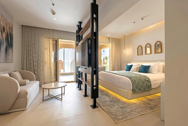 Sentido Mamlouk Palace Resort - Wohnbeispiel Jacuzzi Suite Garden View (Zimmercodierung JB1)