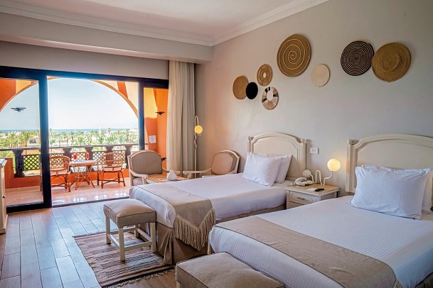 Calimera Blend Paradise - Wohnbeispiel Doppelzimmer Superior seitl. Meerblick (Zimmercodierungen DSN & DCN)