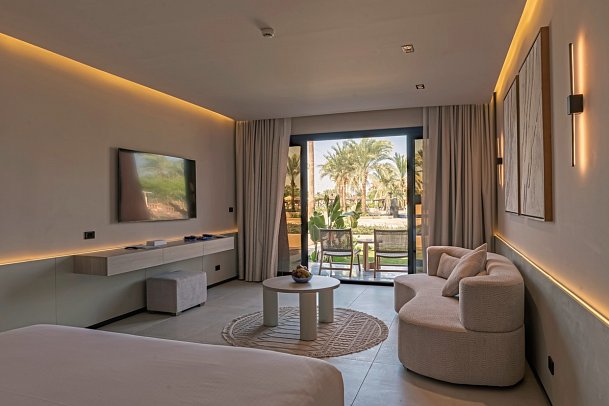 Calimera Blend Paradise - Wohnbeispiel Premium Deluxe Juniorsuite Gartenblick (Zimmercodierung JMG)