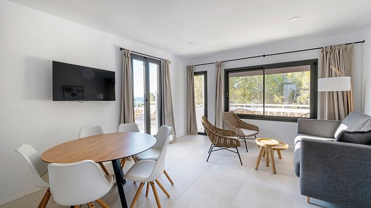 Pinomar - Wohnbeispiel Appartement 1 Schlafzimmer (Zimmercodierung AB1)