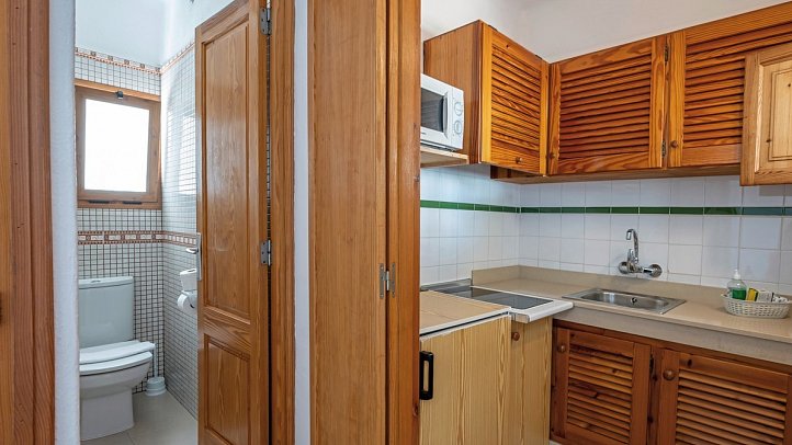 Es Pins Bungalows - Wohnbeispiel Studio (Zimmercodierung SB1)