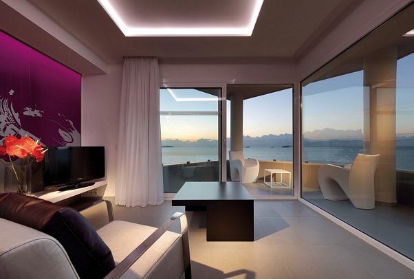 Sentido Garbi Ibiza & Spa - Wohnbeispiel Doppelzimmer Superior Meerblick (Zimmercodierung DSM)