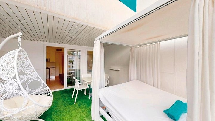 Tropic Garden - Wohnbeispiel Suite Swim-Up (Zimmercodierungen W1Q & W2Q)