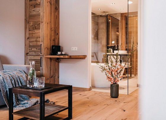 VAYA Zillertal - Wohnbeispiel Suite Spa (Zimmercodierung WB1)