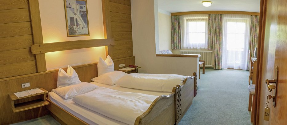 Simmerlwirt - Wohnbeispiel Doppelzimmer (Zimmercodierung DB1)