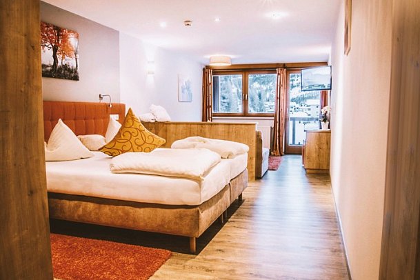 Sunny - Wohnbeispiel Doppelzimmer mit Schlafsofa (Zimmercodierung DB2)