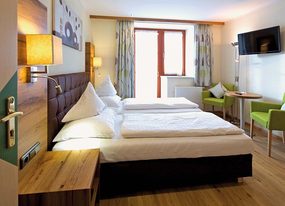 Obermair & Landhaus Sonntal - Wohnbeispiel Doppelzimmer 2 Personen (Zimmercodierung DB1)