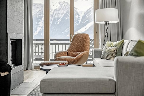 AQUA DOME - Tirol Therme Längenfeld - Wohnbeispiel Juniorsuite Freiraum (Zimmercodierung JB1)