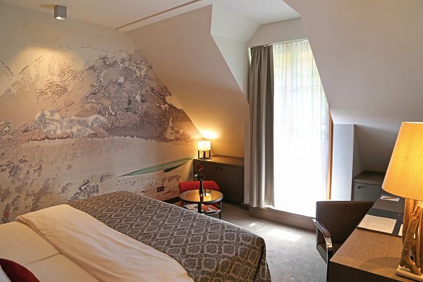 Schlosshotel Kitzbühel - Wohnbeispiel Doppelzimmer (Zimmercodierungen DS1 & DB6)