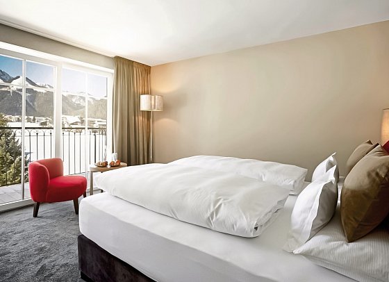 Entners am See - Wohnbeispiel Doppelzimmer Bergblick (Zimmercodierung D1B)
