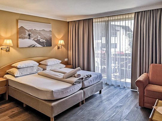 SCOL Sporthotel Zillertal - Wohnbeispiel Doppelzimmer Spieljoch (Zimmercodierung DF1)