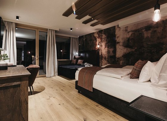 Tirolerhof - Wohnbeispiel Juniorsuite Berglust oder Alpin (Zimmercodierungen JS1 & JS2)