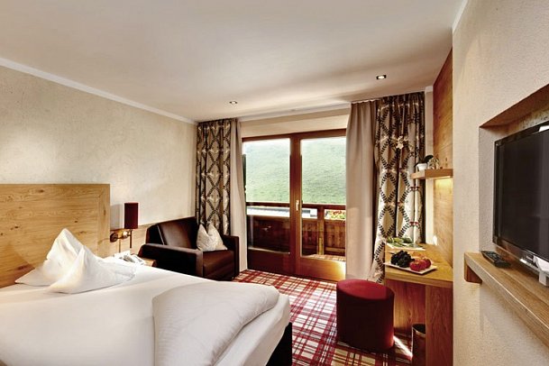 Berghof - Crystal Spa & Sports - Whsp. Einzelzimmer Grand Lit Riffler (Zimmercodierung EB1)