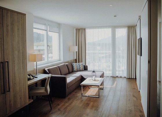 alpenhotel Kaiserfels - Wohnbeispiel Juniorsuite Executive (Zimmercodierung JT1)