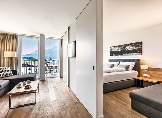 alpenhotel Kaiserfels - Wohnbeispiel Juniorsuite Executive (Zimmercodierung JT1)