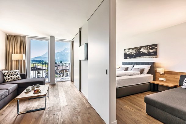 alpenhotel Kaiserfels - Wohnbeispiel Juniorsuite Executive (Zimmercodierung JT1)