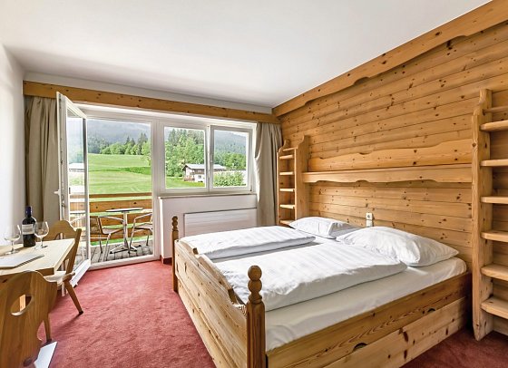 alpenhotel Kaiserfels - Wohnbeispiel Doppelzimmer Standard (Zimmercodierungen DG1 & EG1)