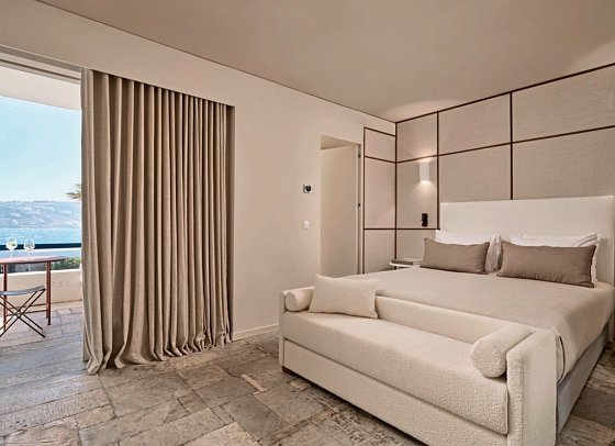 Mykonos Theoxenia - Wohnbeispiel Doppelzimmer Superior Meerblick (Zimmercodierung DSM)