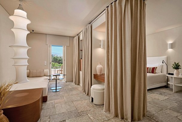 Mykonos Theoxenia - Wohnbeispiel Suite Deluxe Gartenblick (Zimmercodierung WDG)