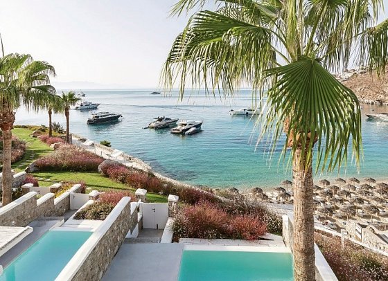 Mykonos Blu a Grecotel Resort to Live - Wohnbeispiel Suite Open Plan mit Privatpool (Zimmercodierung WBR)