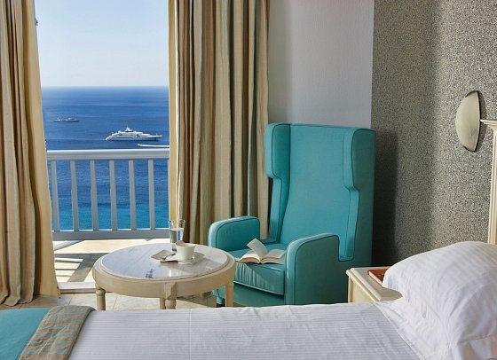 Royal Myconian Resort - Wohnbeispiel Doppelzimmer Premium Meerblick (Zimmercodierung DMM)
