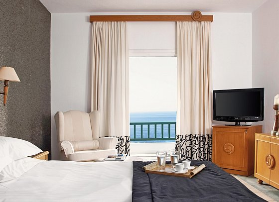 Royal Myconian Resort - Wohnbeispiel Doppelzimmer Premium Meerblick (Zimmercodierung DMM)